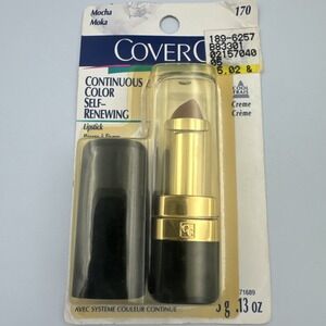 Covergirl Continuous Color Self‎ Renewing Lipstick Mocha #170 RARE NOS
